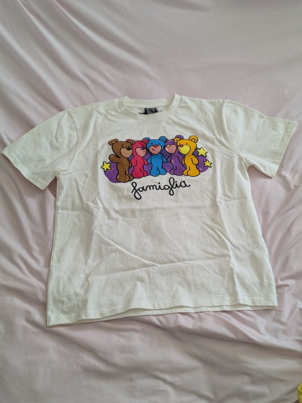 inBetweeners White Famiglia Bears T-Shirt Size S